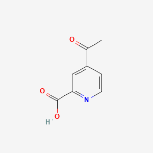4-Acetylpicolinic acid chemical structure (CAS 20857-22-1)
