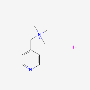 N,N,N-Trimethyl-1-(pyridin-4-yl)methanaminium iodide chemical structure (CAS 20863-50-7)