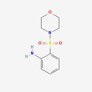 2-(Morpholinosulfonyl)aniline chemical structure (CAS 208643-03-2)
