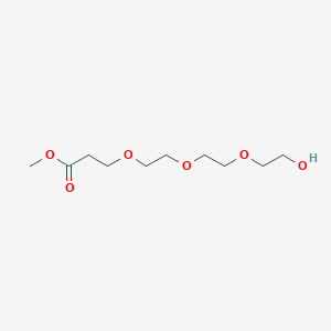 Methyl 3-(2-(2-(2-hydroxyethoxy)ethoxy)ethoxy)propanoate chemical structure (CAS 2086688-97-1)