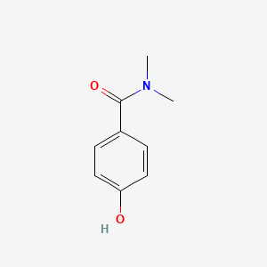4-Hydroxy-N,N-dimethylbenzamide chemical structure (CAS 20876-99-7)