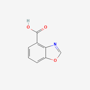 Benzo[d]oxazole-4-carboxylic acid chemical structure (CAS 208772-23-0)