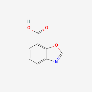 Benzo[d]oxazole-7-carboxylic acid chemical structure (CAS 208772-24-1)