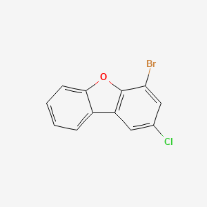4-Bromo-2-chlorodibenzo[b,d]furan chemical structure (CAS 2087889-86-7)