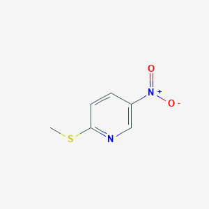 2-(Methylthio)-5-nitropyridine chemical structure (CAS 20885-21-6)