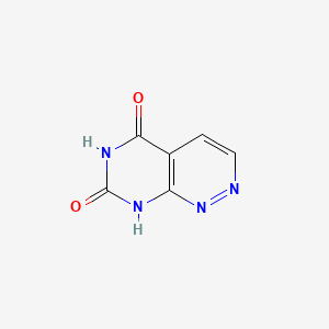 Pyrimido[4,5-c]pyridazine-5,7(1H,6H)-dione chemical structure (CAS 20886-77-5)
