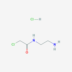 N-(2-Aminoethyl)-2-chloroacetamide hydrochloride chemical structure (CAS 2088943-55-7)