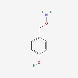 4-((Aminooxy)methyl)phenol chemical structure (CAS 2089-12-5)