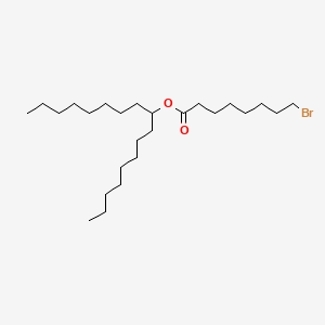 Heptadecan-9-yl 8-bromooctanoate chemical structure (CAS 2089253-22-3)