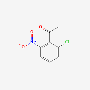 1-(2-Chloro-6-nitrophenyl)ethanone chemical structure (CAS 20895-90-3)