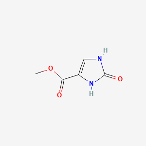 Methyl 2-oxo-2,3-dihydro-1H-imidazole-4-carboxylate chemical structure (CAS 20901-53-5)