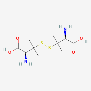 (2S,2'S)-3,3'-Disulfanediylbis(2-amino-3-methylbutanoic acid) chemical structure (CAS 20902-45-8)