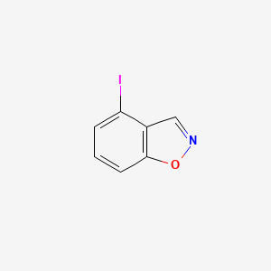 4-Iodobenzo[d]isoxazole chemical structure (CAS 2090431-93-7)