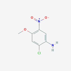 2-Chloro-4-methoxy-5-nitroaniline chemical structure (CAS 2090957-04-1)