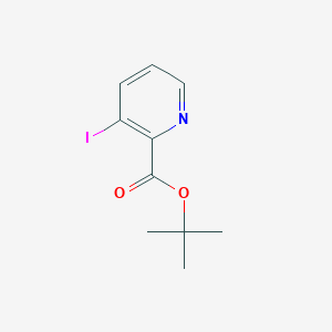 tert-Butyl 3-iodopicolinate chemical structure (CAS 2091633-67-7)
