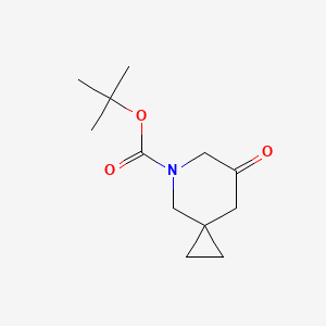 tert-Butyl 7-oxo-5-azaspiro[2.5]octane-5-carboxylate chemical structure (CAS 2091694-43-6)