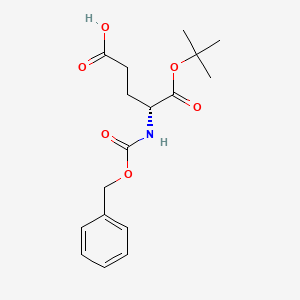 (R)-4-(((Benzyloxy)carbonyl)amino)-5-(tert-butoxy)-5-oxopentanoic acid chemical structure (CAS 20918-72-3)