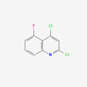 2,4-Dichloro-5-fluoroquinoline chemical structure (CAS 2092047-08-8)