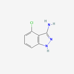 4-Chloro-1H-indazol-3-amine chemical structure (CAS 20925-60-4)