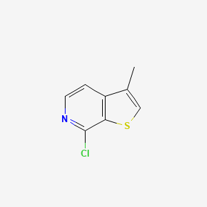 7-Chloro-3-methylthieno[2,3-c]pyridine chemical structure (CAS 209287-21-8)