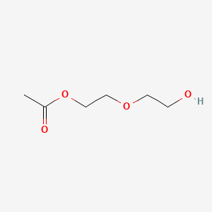 2-(2-Hydroxyethoxy)ethyl acetate chemical structure (CAS 2093-20-1)