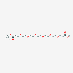 Acid-peg6-t-butyl ester chemical structure (CAS 2093153-84-3)