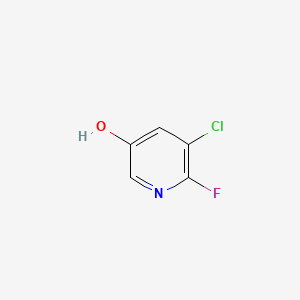 5-Chloro-6-fluoropyridin-3-ol chemical structure (CAS 209328-72-3)