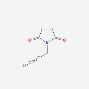 1-(Prop-2-yn-1-yl)-1H-pyrrole-2,5-dione chemical structure (CAS 209395-32-4)