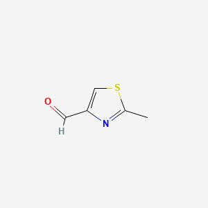 2-Methylthiazole-4-carbaldehyde chemical structure (CAS 20949-84-2)