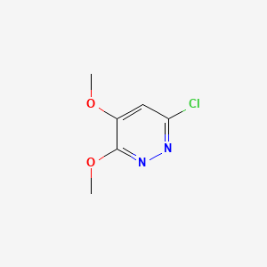 6-Chloro-3,4-dimethoxypyridazine chemical structure (CAS 2096-21-1)
