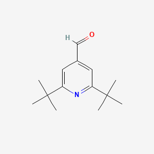 2,6-Di-tert-butylisonicotinaldehyde chemical structure (CAS 209624-67-9)