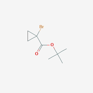 tert-Butyl 1-bromocyclopropanecarboxylate chemical structure (CAS 2096442-82-7)