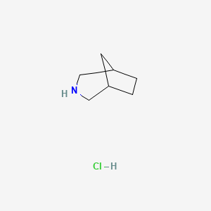 3-Azabicyclo[3.2.1]octane hydrochloride chemical structure (CAS 20969-02-2)