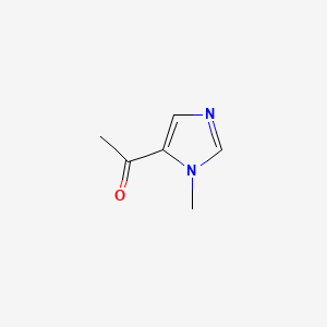 1-(1-Methyl-1H-imidazol-5-yl)ethanone chemical structure (CAS 20970-50-7)