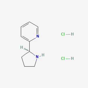 (S)-2-(Pyrrolidin-2-yl)pyridine dihydrochloride chemical structure (CAS 2097073-17-9)