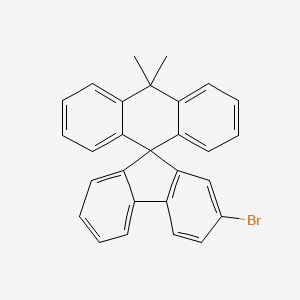 2'-Bromo-10,10-dimethyl-10H-spiro[anthracene-9,9'-fluorene] chemical structure (CAS 2097124-40-6)