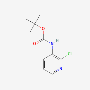 (2-Chloro-pyridin-3-yl)-carbamic acid tert-butyl ester chemical structure (CAS 209798-48-1)