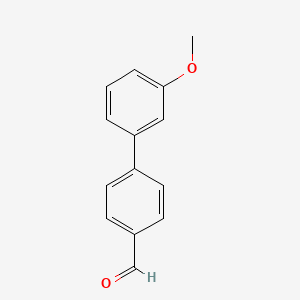 3'-Methoxy-[1,1'-biphenyl]-4-carbaldehyde chemical structure (CAS 209863-09-2)