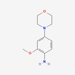 2-Methoxy-4-morpholinoaniline chemical structure (CAS 209960-91-8)