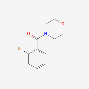 (2-Bromophenyl)(morpholino)methanone chemical structure (CAS 209962-07-2)