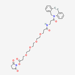 DBCO-NHCO-PEG4-NHS ester chemical structure (CAS 2100306-58-7)