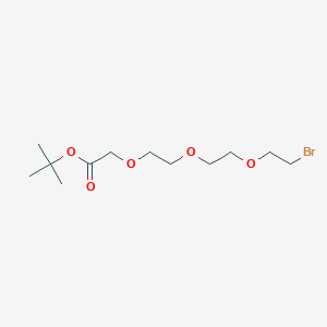 tert-Butyl 2-(2-(2-(2-bromoethoxy)ethoxy)ethoxy)acetate chemical structure (CAS 2100306-71-4)