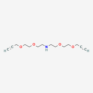 NH-bis(peg2-propargyl) chemical structure (CAS 2100306-83-8)