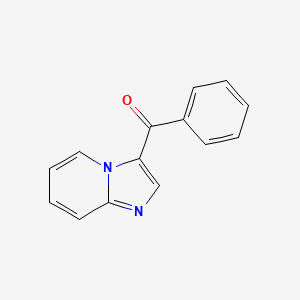 Imidazo[1,2-a]pyridin-3-yl(phenyl)methanone chemical structure (CAS 210035-02-2)