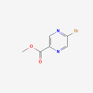 Methyl 5-bromopyrazine-2-carboxylate chemical structure (CAS 210037-58-4)