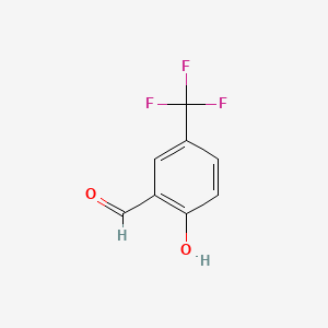 2-Hydroxy-5-(trifluoromethyl)benzaldehyde chemical structure (CAS 210039-65-9)