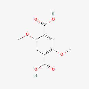 2,5-Dimethoxy-1,4-benzenedicarboxylic acid chemical structure (CAS 21004-11-5)