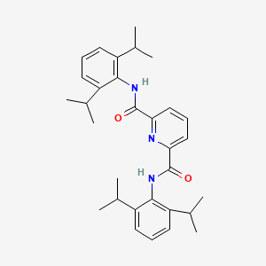 N2,N6-Bis(2,6-diisopropylphenyl)pyridine-2,6-dicarboxamide chemical structure (CAS 210155-53-6)