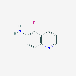 5-Fluoroquinolin-6-amine chemical structure (CAS 2102409-31-2)