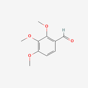 2,3,4-Trimethoxybenzaldehyde chemical structure (CAS 2103-57-3)